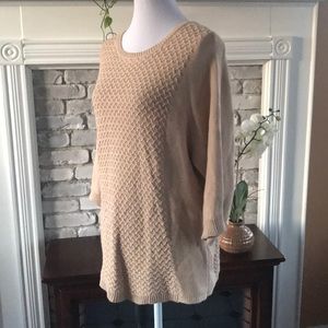DANA BUTCHMAN SWEATER  BATWING SLEEVE 3/4 L